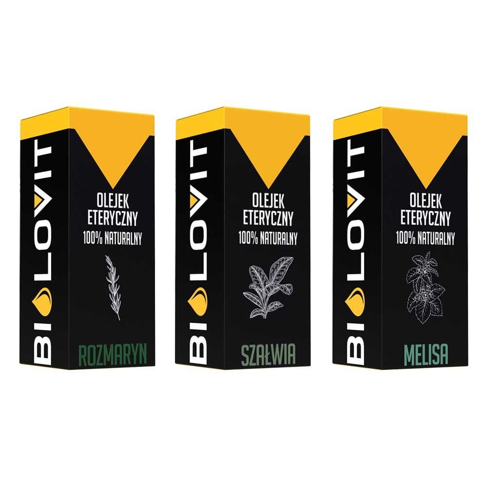 Bilovit Essential Oil Set, Herbal - 3 Pieces