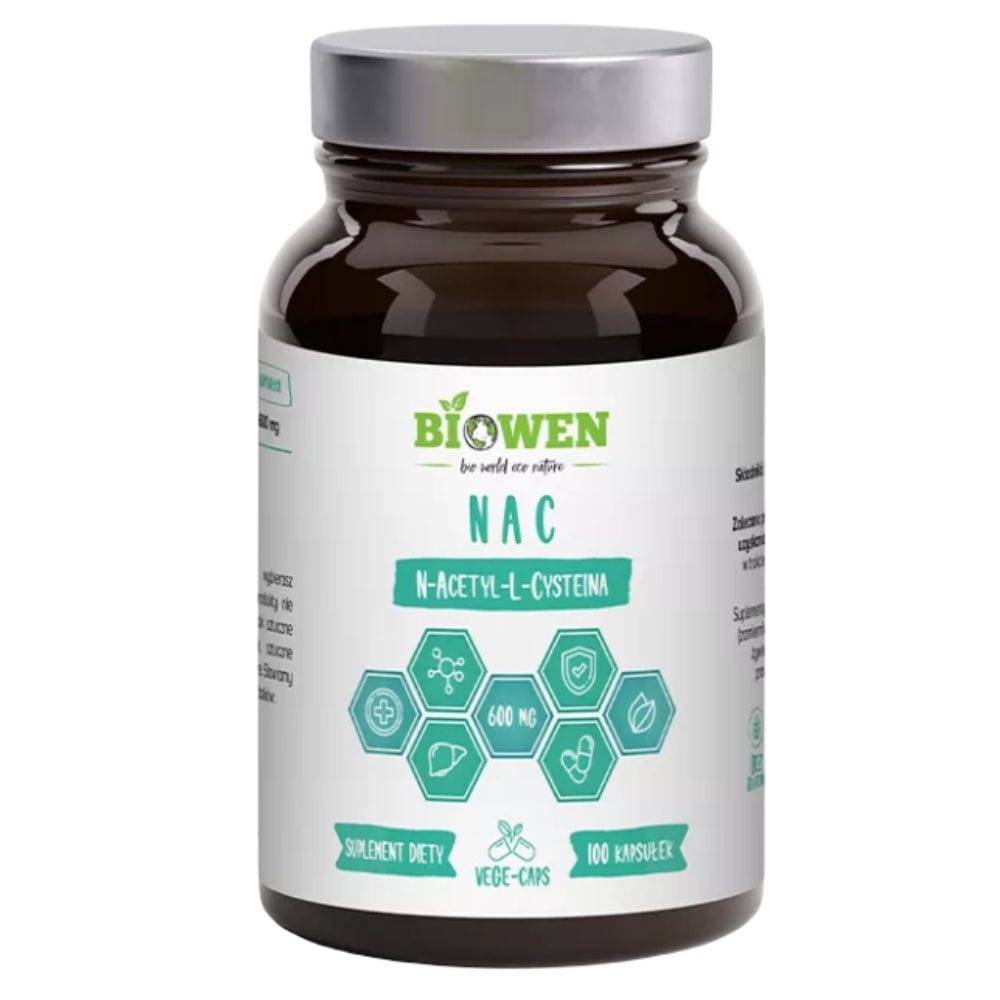 Biowen NAC (N-Acetyl-L-Cysteine) 600 mg - 100 Capsules