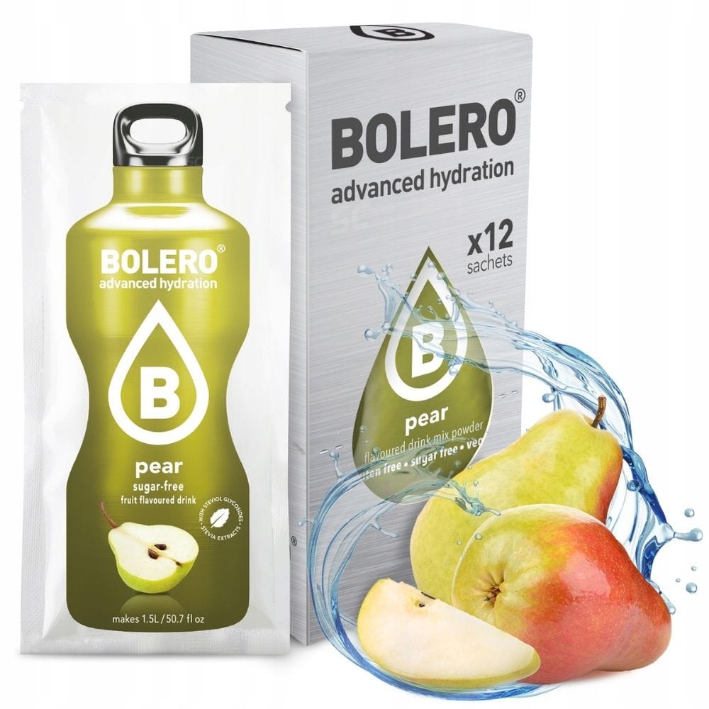 Bolero Classic Instant Drink - 12 Sachets Pear