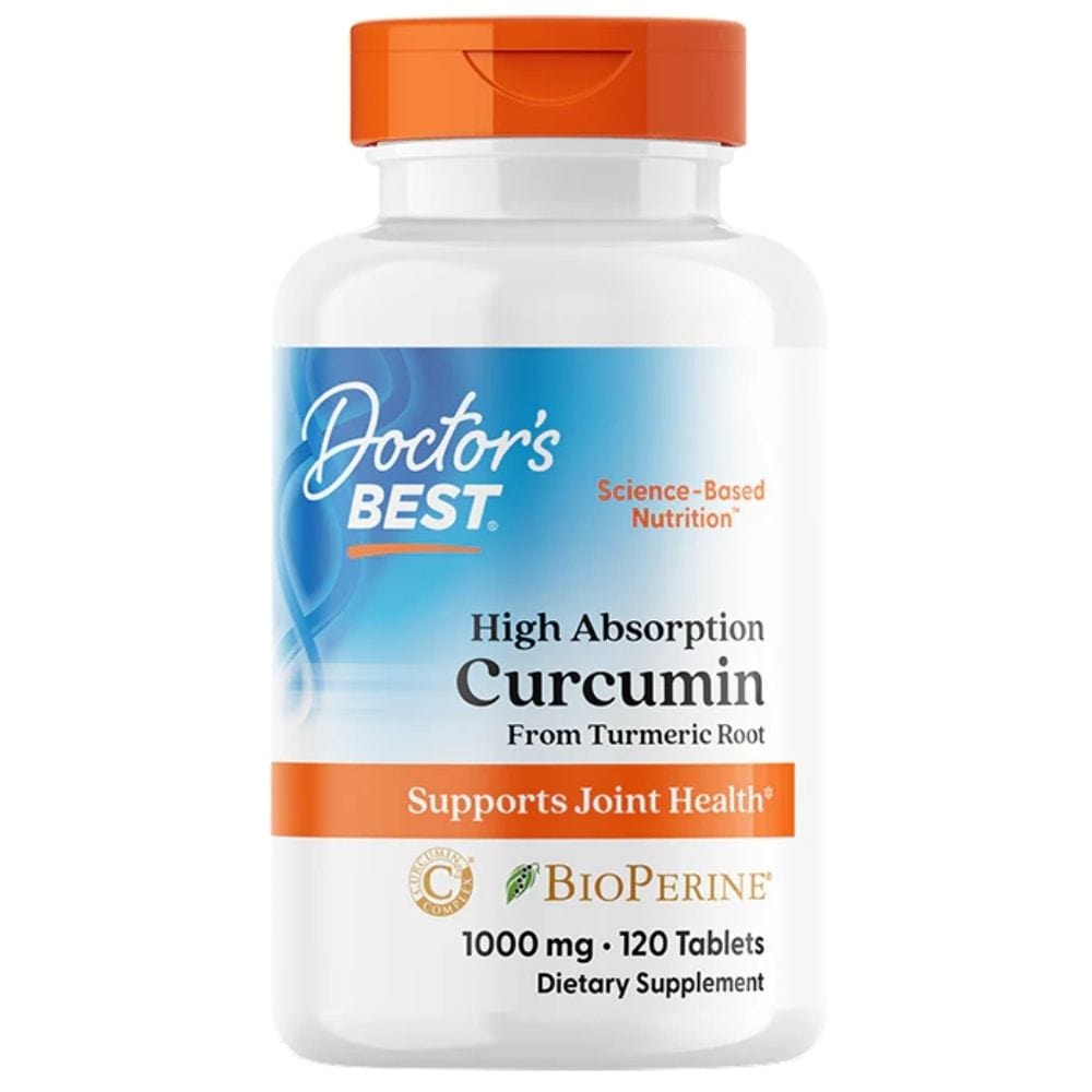 Doctor's Best High Absorption Curcumin + BioPerine - 120 Tablets