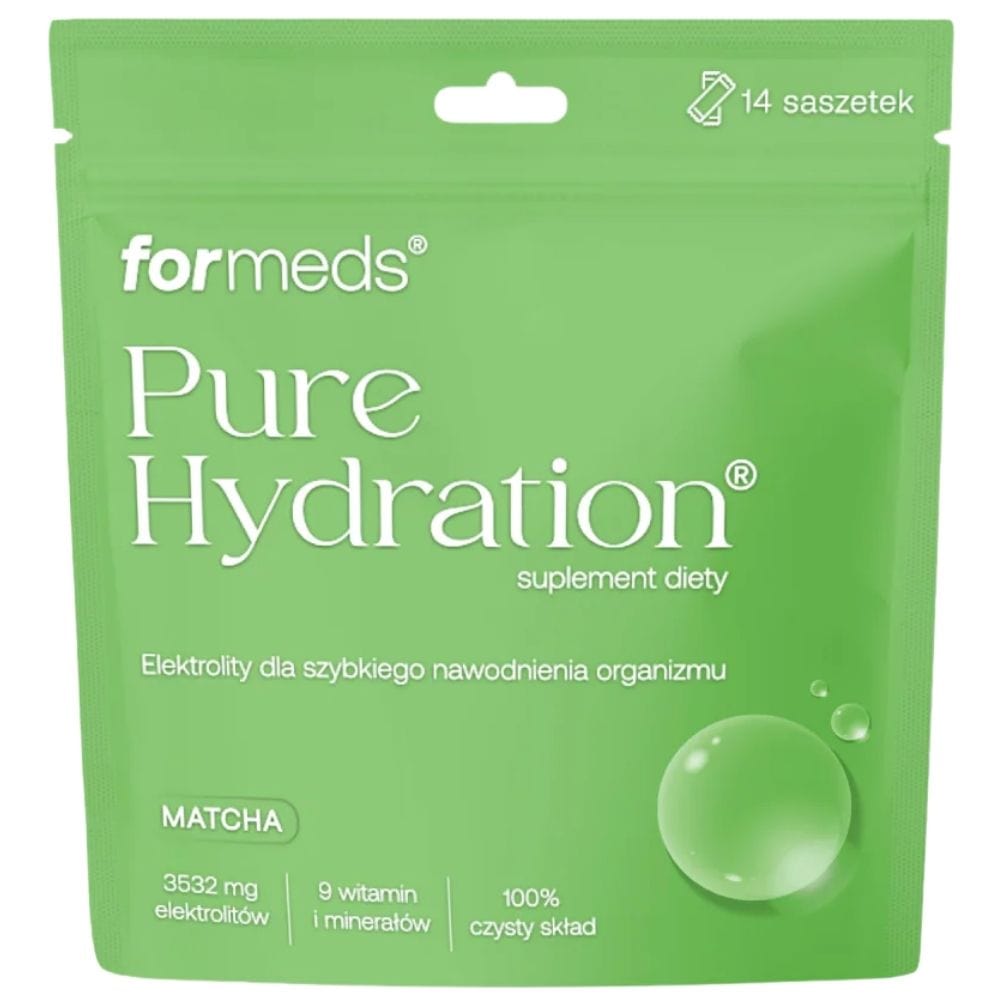 Formeds Pure Hydration Electrolytes, Matcha - 14 Sachets