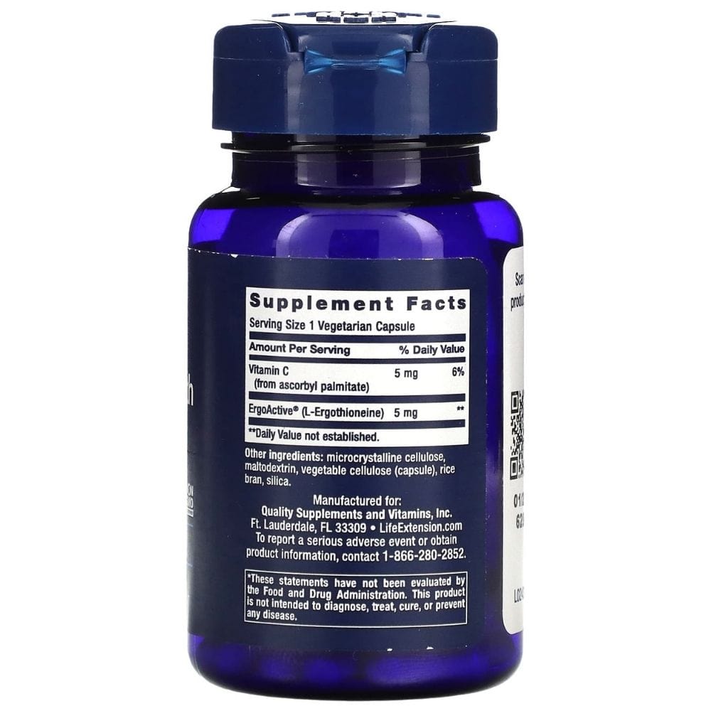 Life Extension Essential Youth L-Ergothioneine - 30 Capsules