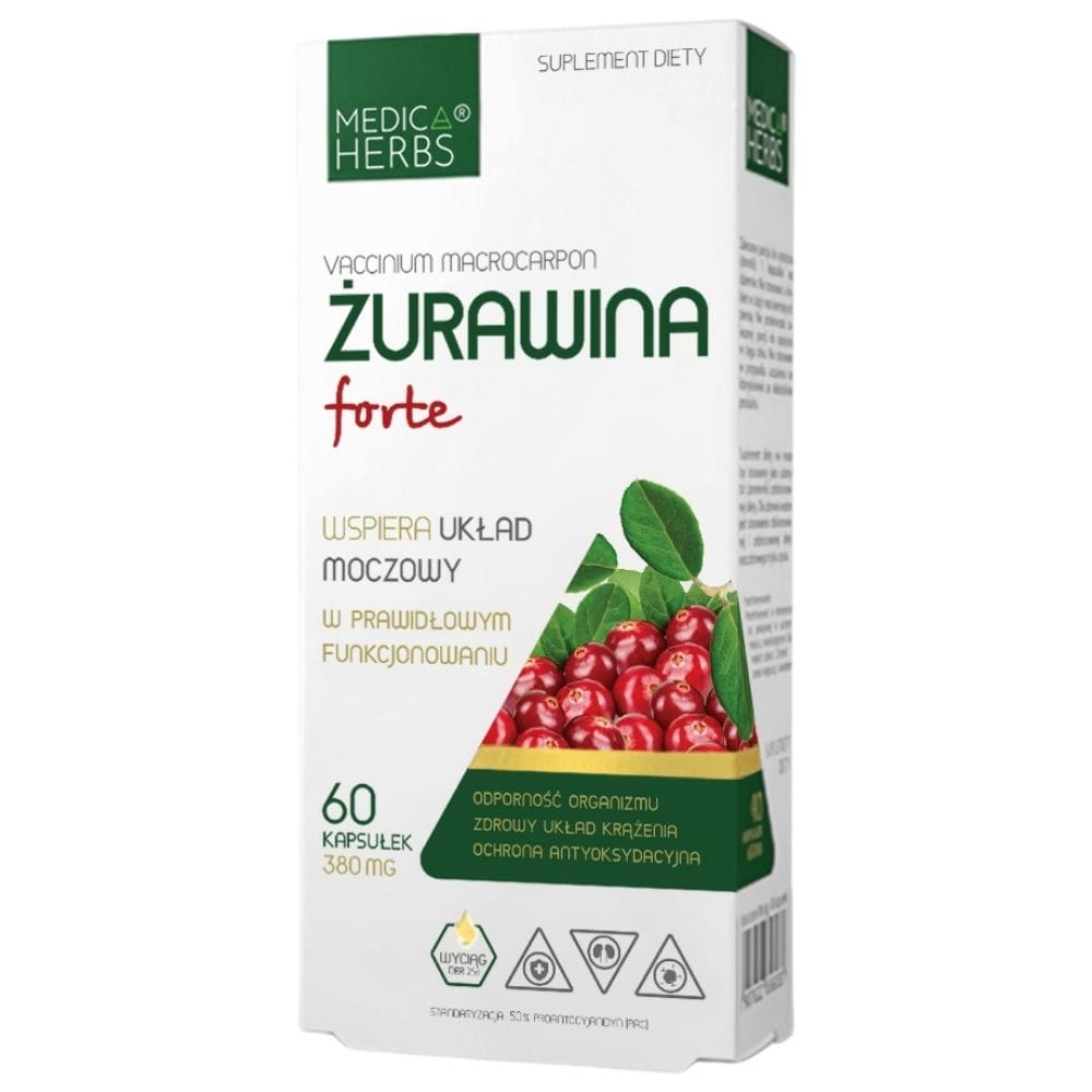 Medica Herbs Cranberry Forte 380 mg - 60 Capsules