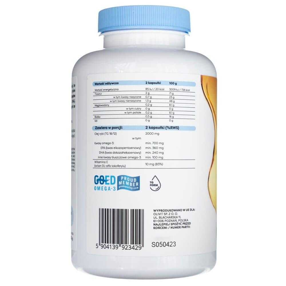 Osavi Omega-3 Fish Oil 1000 mg - 180 Capsules