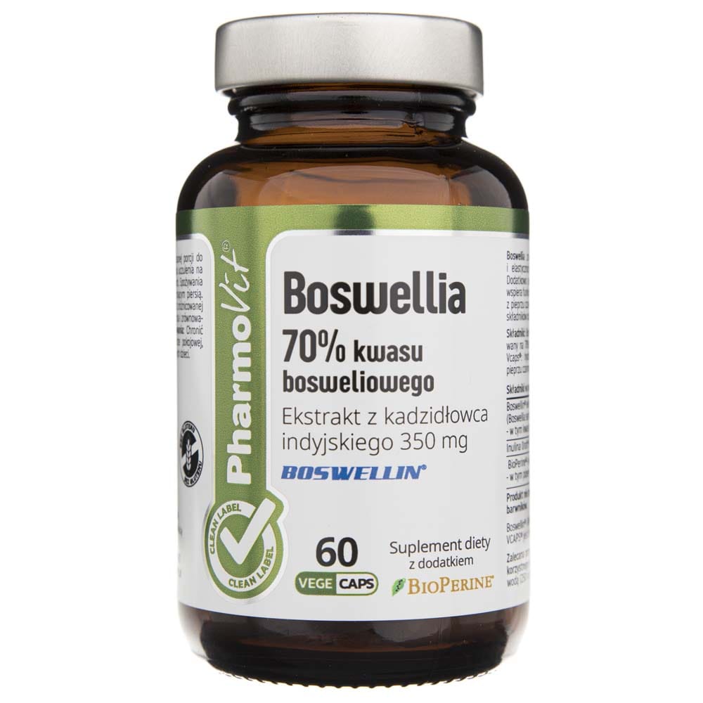 Pharmovit Boswellia, 70% Boswellic Acid - 60 Capsules