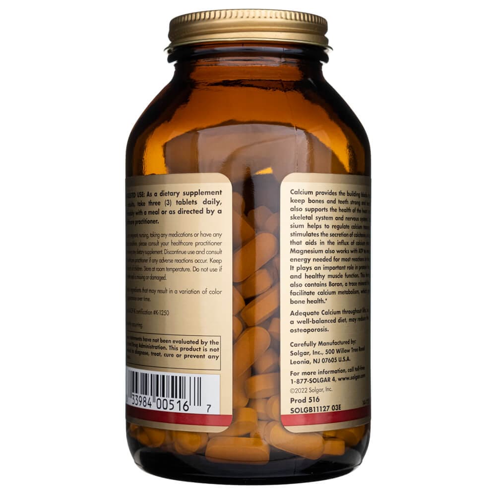 Solgar Calcium Magnesium Plus Boron - 250 Tablets