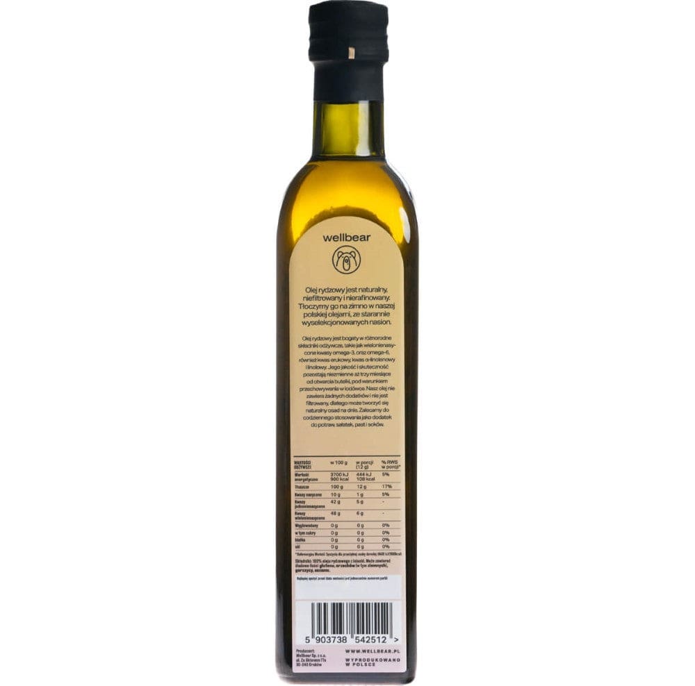 Wellbear Camelina oil Cold Pressed - 500 ml