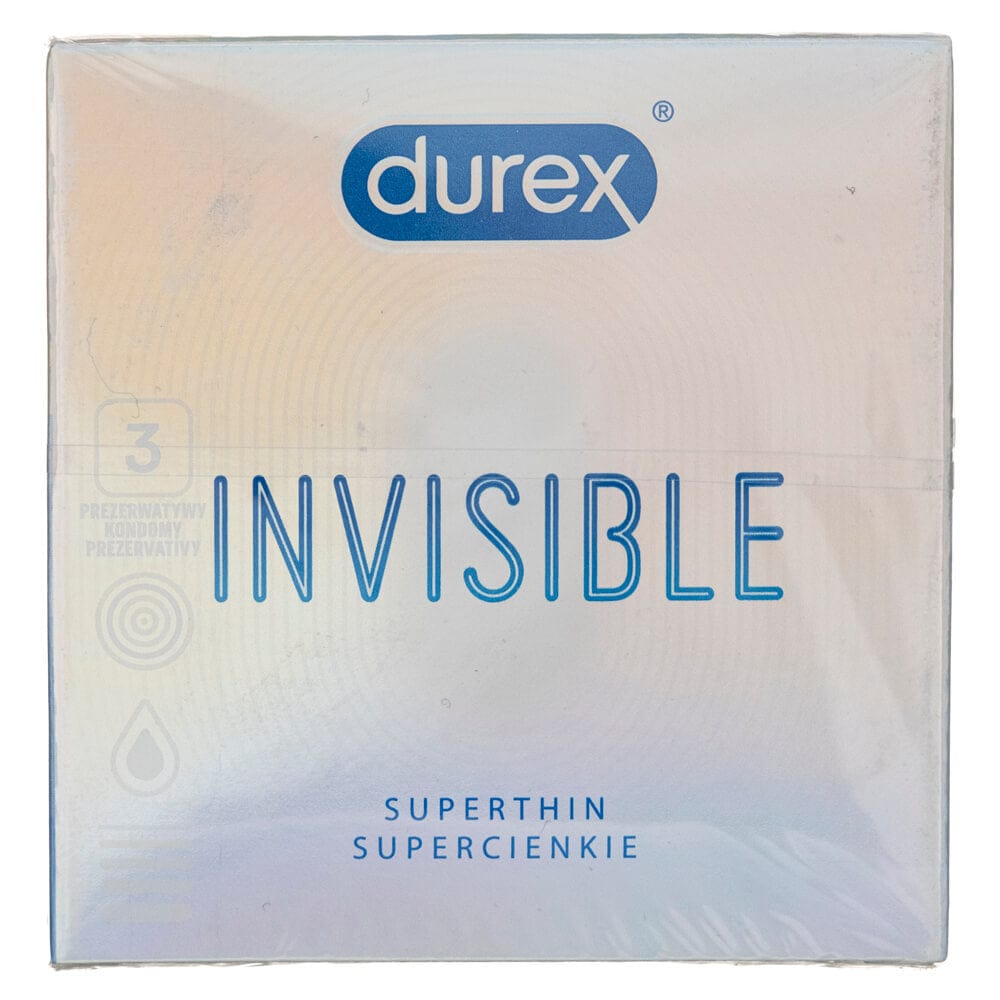 Durex Invisible Extra Sensitive Condoms - 3 pieces