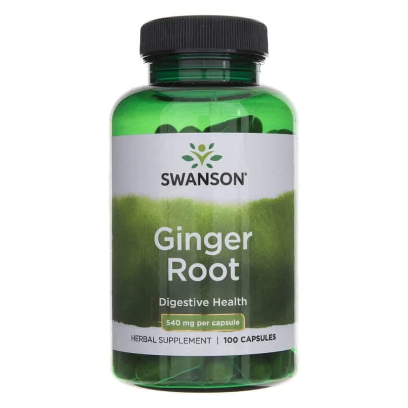 Swanson Ginger Root 540 mg - 100 Capsules