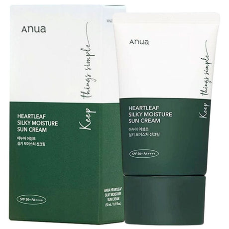 Anua Heartleaf Silky Moisture Sunscreen SPF 50+ PA++++ - 50 ml