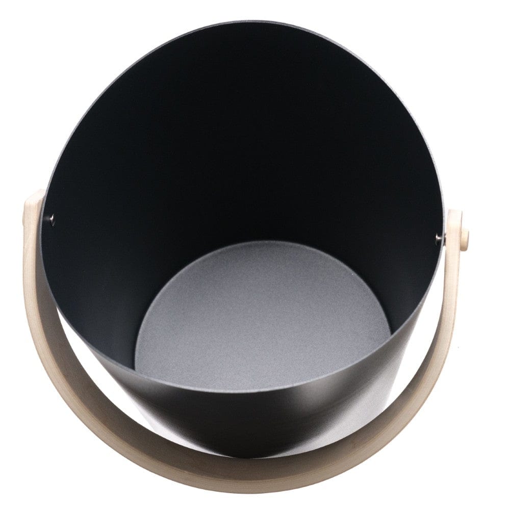 Bilovit Aluminium Sauna Bucket, Black - 7 Litres