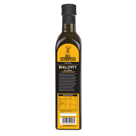 Bilovit Thistle Oil Cold Pressed - 500 ml