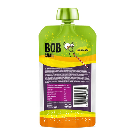 Bob Snail Smoothie Pear & Blackberry Sugar Free - 120 g