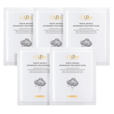 d'Alba White Truffle Nourishing Treatment Mask - 5 Pieces
