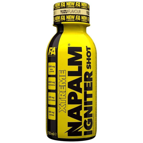 Fitness Authority Napalm Igniter Pre-workout Shot, Yuzu - 24 x 120 ml