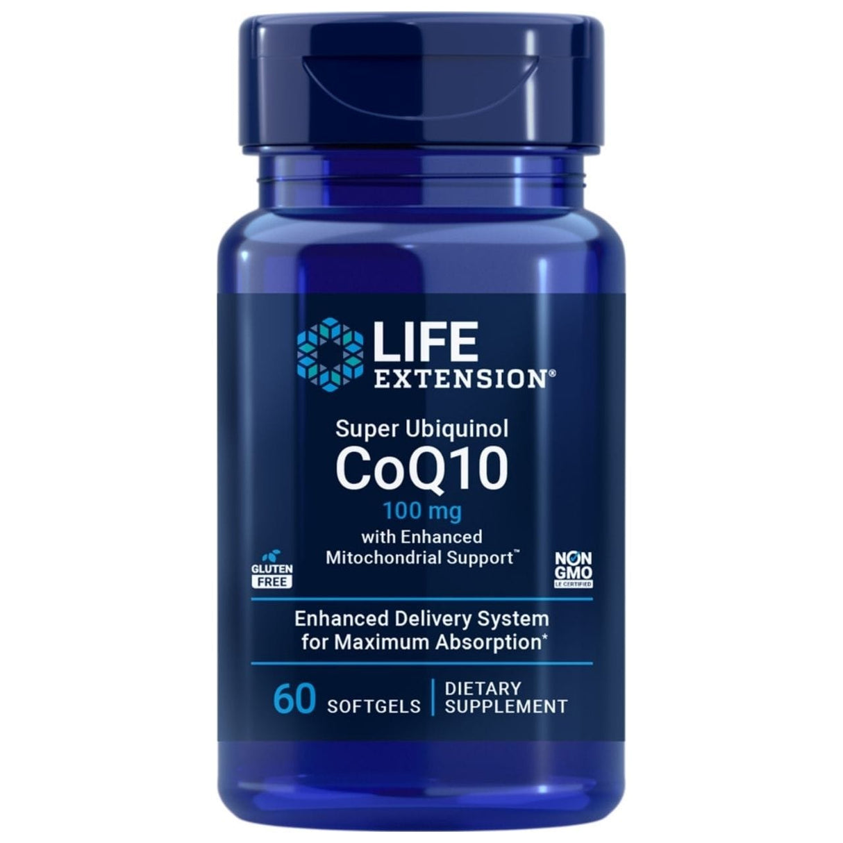 Life Extension Super Ubiquinol CoQ10 100 mg - 60 Capsules