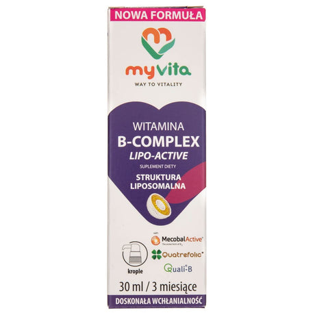 MyVita Vitamin B-Complex Active - 30 ml