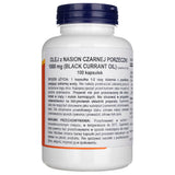 Now Foods Black Currant Oil, Double Strength 1000 mg - 100 Softgels