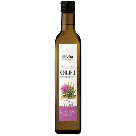 Olvita Cold-Pressed Thistle Oil Unpurified - 500 ml