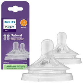 Philips Avent Responsive Natural Soother with Medium Flow - 2 Pieces