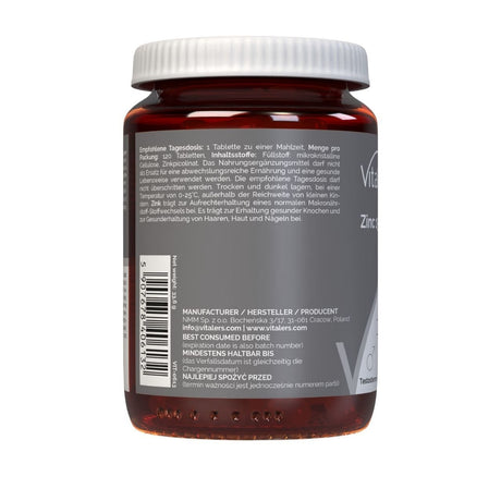 Vitaler's Zinc Picolinate 15 mg - 120 Capsules