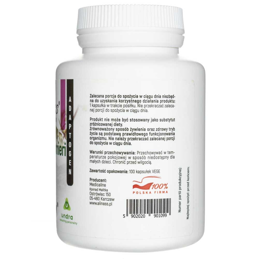 Aliness Bacopa Monnieri 500 mg - 100 Veg Capsules