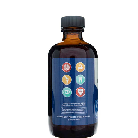 Green Pasture Fermented Cod Liver Oil, Orange - 176 ml